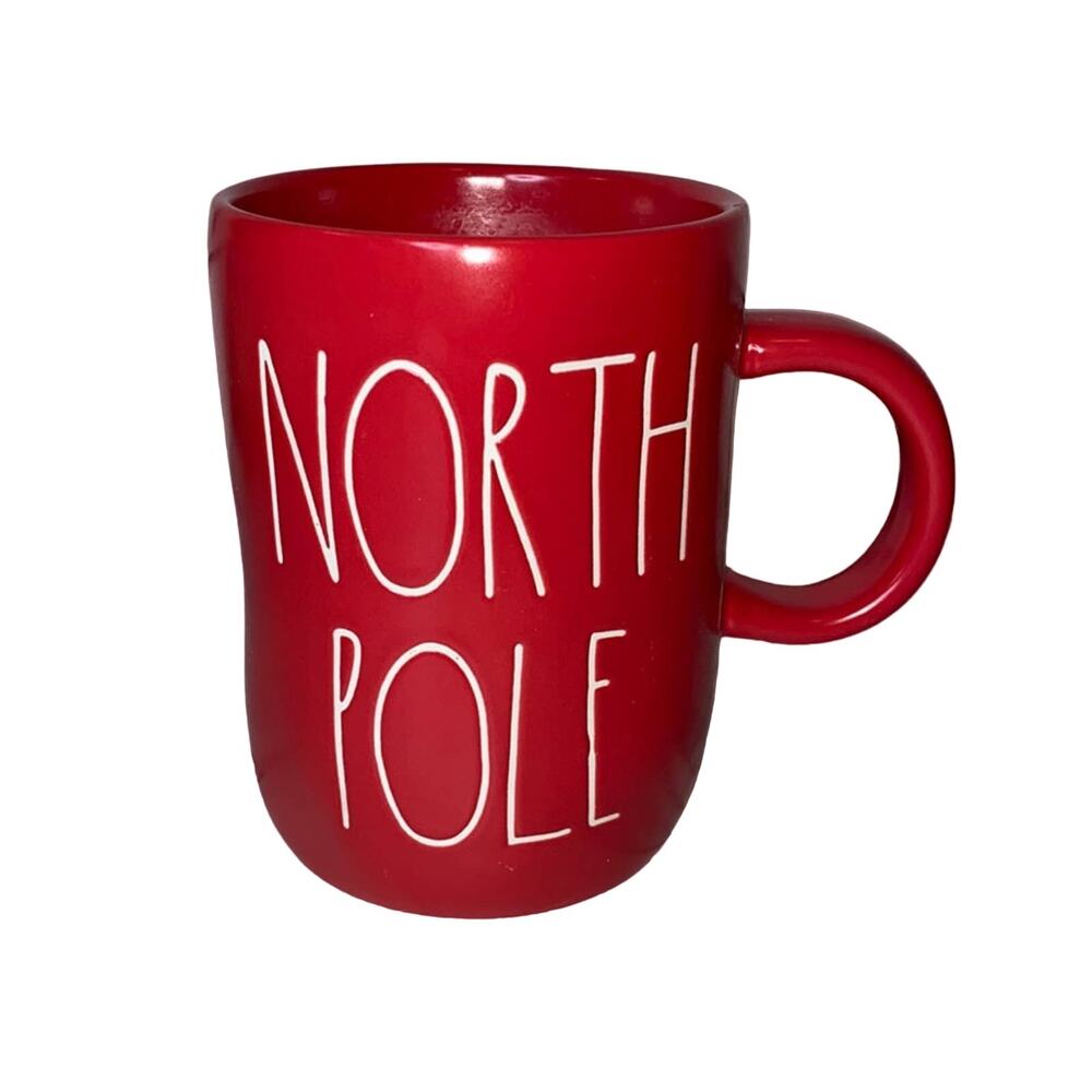 Rae Dunn North Pole Red Christmas Mug